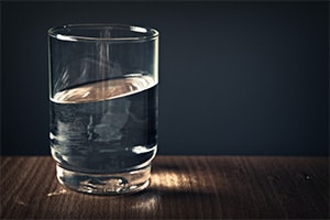 glas water